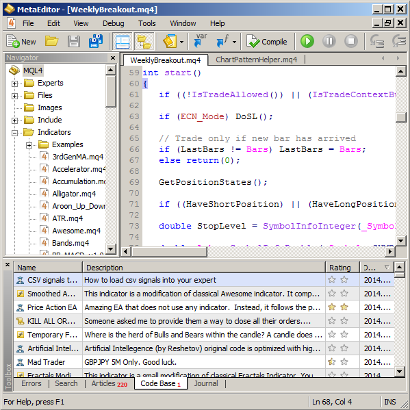 software decompile ex4 to mq4