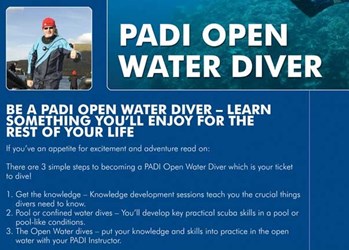 padi open water diver exam answer key